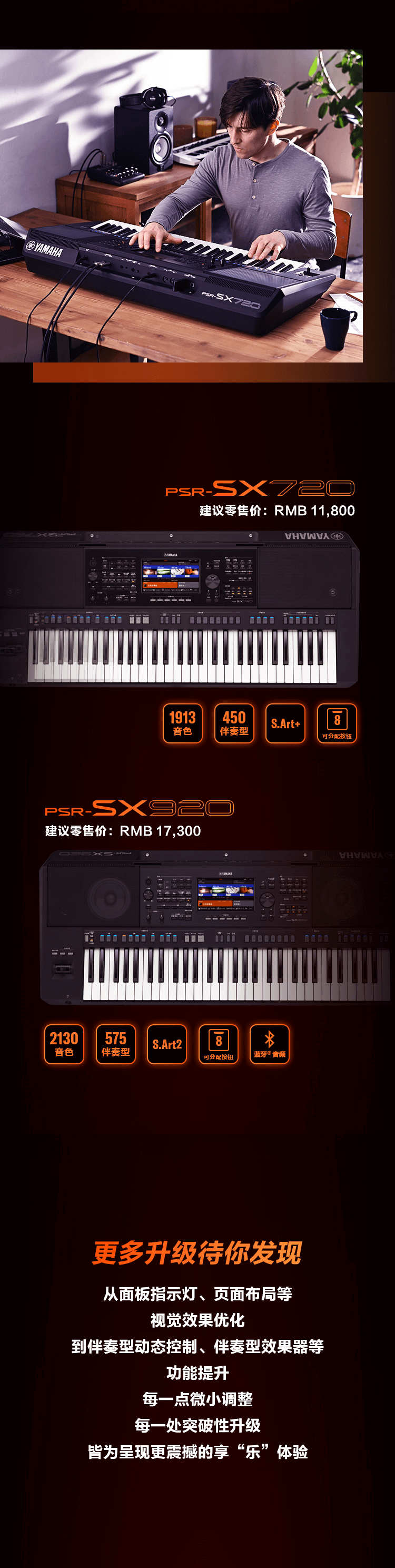 PSR-SX新品上市︱革新之作！开启中国音乐人创意之路